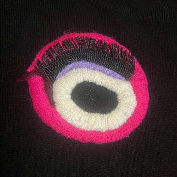 Kate Spade Broome Street Black Wool Blend Sweater sz XL - Picture 5 of 10